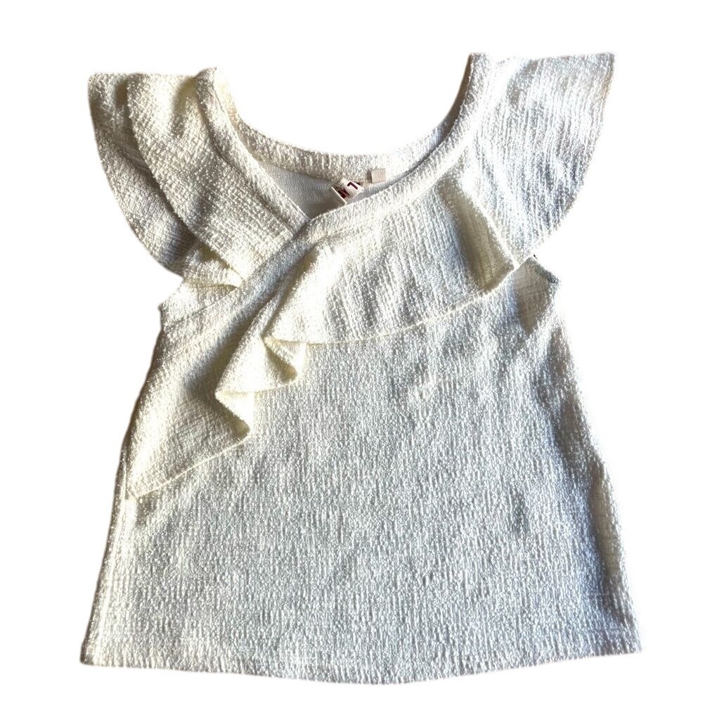 ANTHROPOLOGIE Dolan Left‎ Coast Collection Cream Nubby Sleeveless Top SIZE SMALL